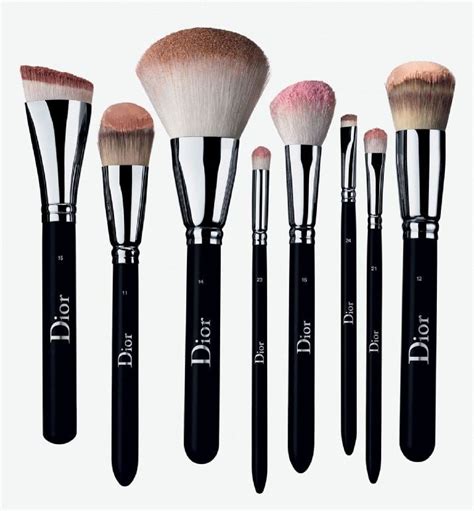 dior backstage foundation brush 12|Dior eyeliner brush.